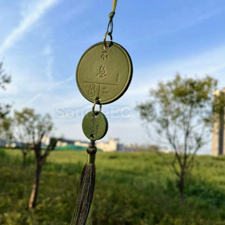 Customization Cowhide safety pendant Corporate Gifts