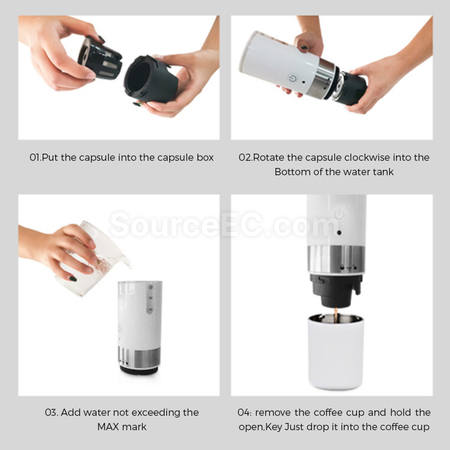 Customization Mini electric coffee machine Corporate Gifts