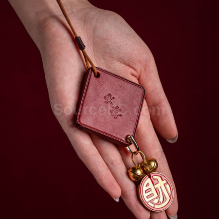 Customization Genuine leather handmade bell pendant Corporate Gifts