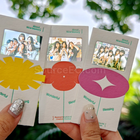 Customization Cotton paper shaped film bookmark Corporate Gifts