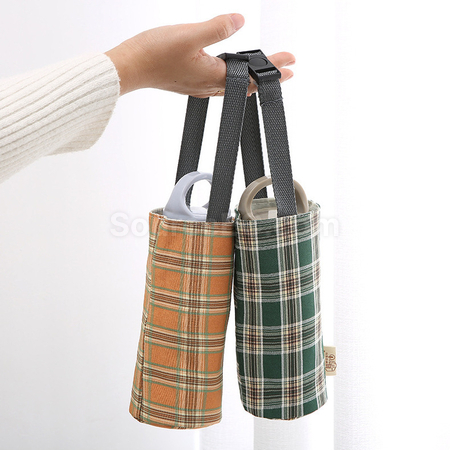 Customization Simple Canvas Water Cup Sleeve Corporate Gifts