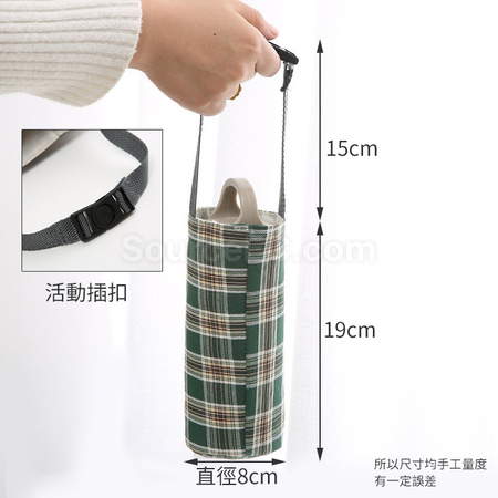 Customization Simple Canvas Water Cup Sleeve Corporate Gifts