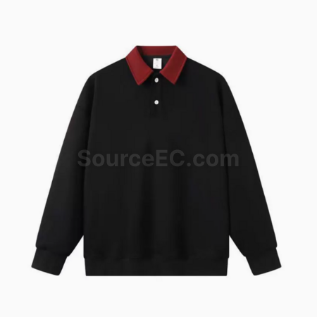 Customization Color blocked polo long sleeves Corporate Gifts