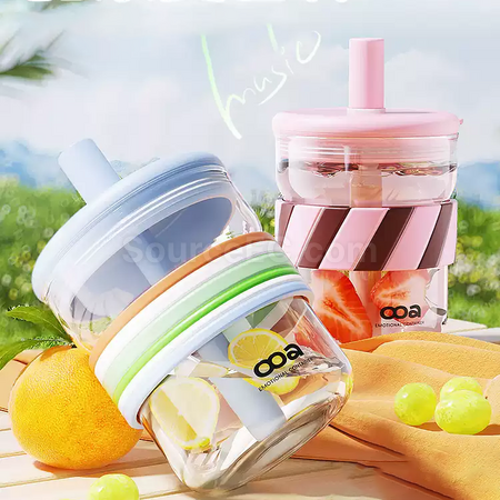 Customization Milk Tea Cup With Straw Corporate Gifts