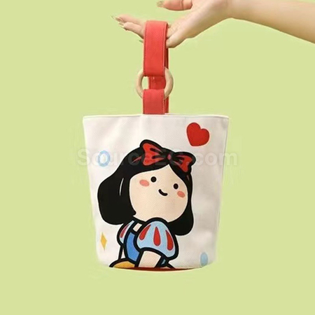 Customization Cotton Canvas Handheld Beverage Cup Bag Corporate Gifts
