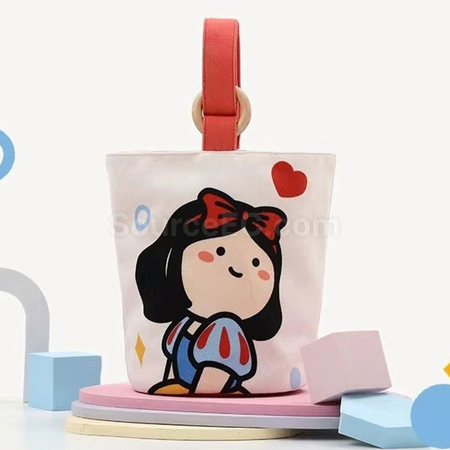Customization Cotton Canvas Handheld Beverage Cup Bag Corporate Gifts