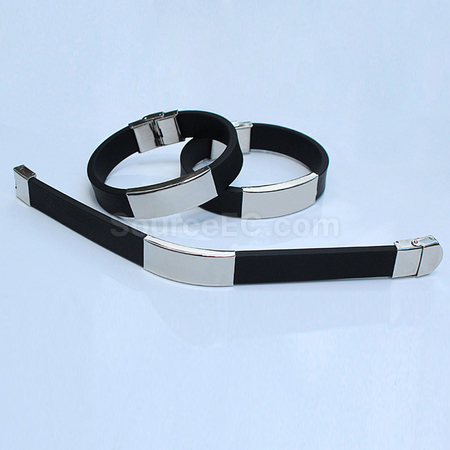 Customization Engraved Silicone Sports Bracelet Corporate Gifts