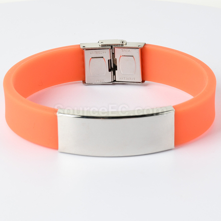 Customization Engraved Silicone Sports Bracelet Corporate Gifts