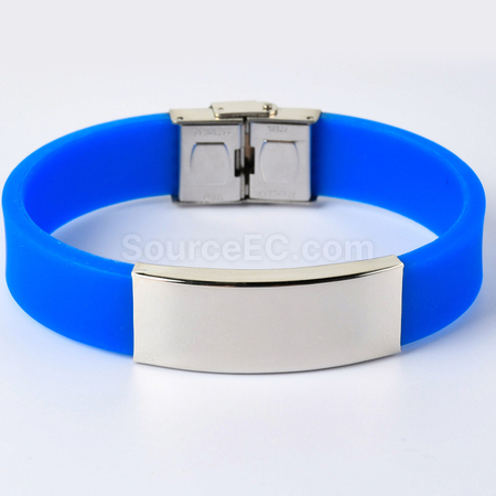 Customization Engraved Silicone Sports Bracelet Corporate Gifts