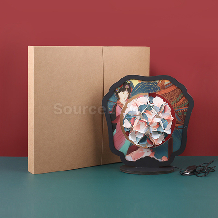 Customization Papercut Lamp with Romantic Scenery Corporate Gifts