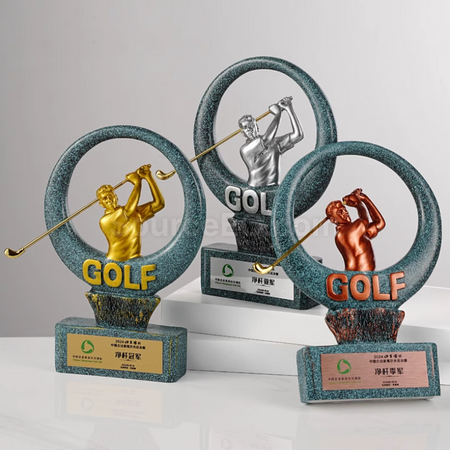 Customization Golf Trophy Corporate Gifts