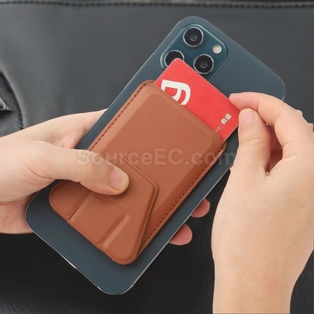 Customization Leather Card Case Phone Holder Corporate Gifts