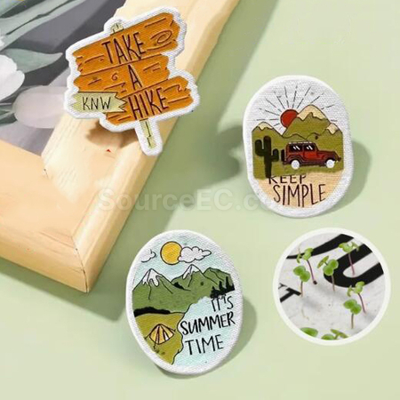 Customization Seed Paper Badge Corporate Gifts