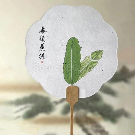 Customization Seed Paper Fan Corporate Gifts