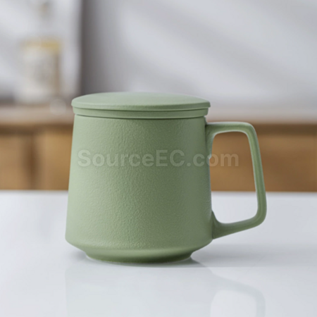 Customization Ceramic tea separation tea cup Corporate Gifts