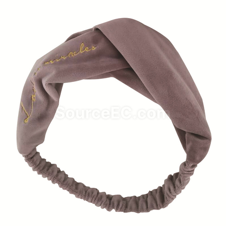 Customization Fashion Velvet Embroidered Headband Corporate Gifts