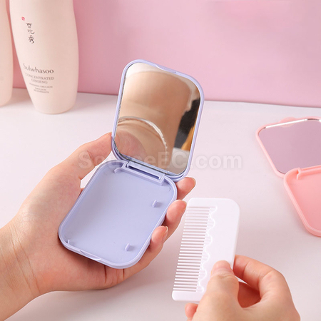 Customization Folding Mirror Comb Corporate Gifts