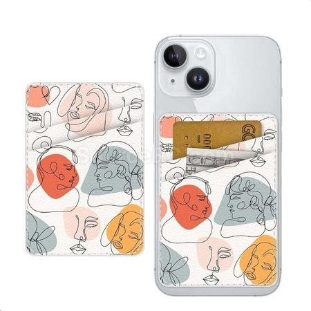 Customization PU Mobile Phone Card Holder Corporate Gifts