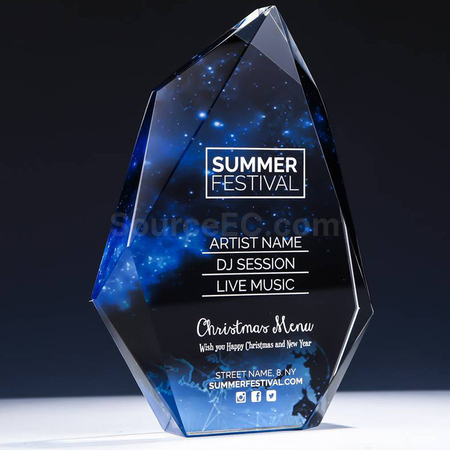 Customization Irregular Crystal Trophy Corporate Gifts