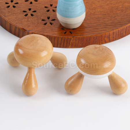 Customization Wooden Manual Massager Corporate Gifts