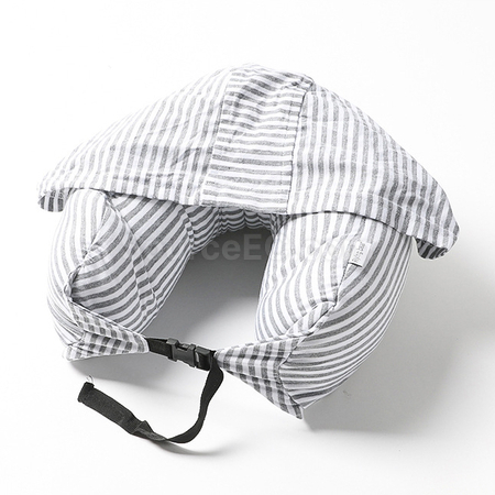 Customization U Shape Travel Neck Pillow with Hat Corporate Gifts