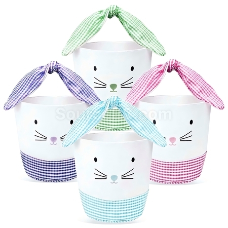 Customization Easter Bunny Canvas Basket Corporate Gifts