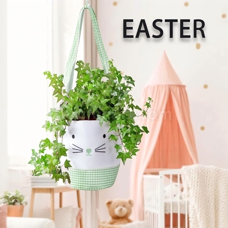 Customization Easter Bunny Canvas Basket Corporate Gifts