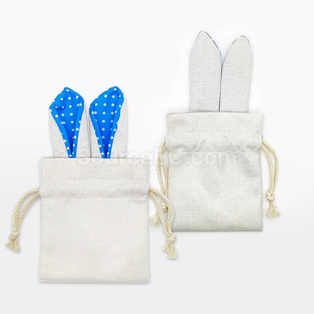 Customization Easter Bunny Ear Drawstring Bag Corporate Gifts