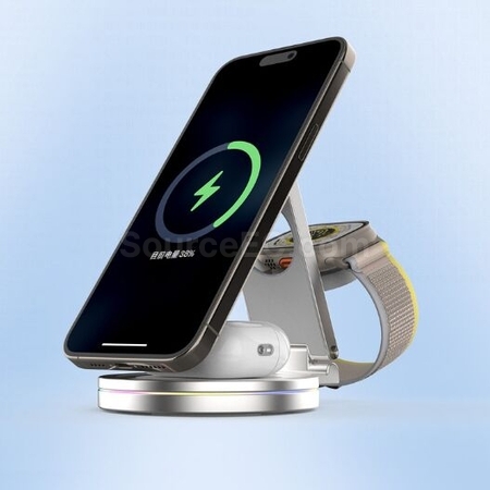 Customization 360° Magnetic Wireless Charging Stand Corporate Gifts