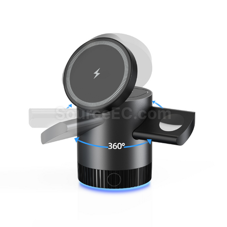 Customization Three-In-One Foldable Wireless Charger Corporate Gifts