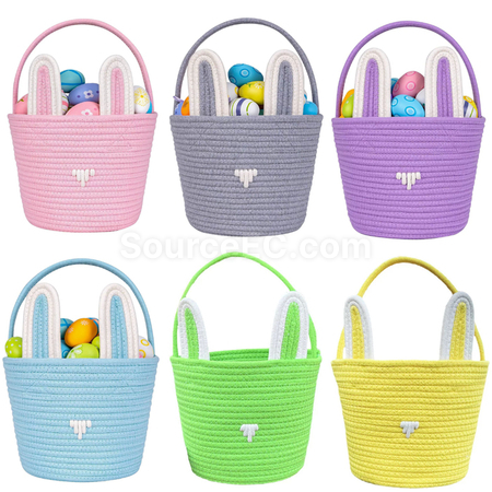 Customization Cotton Rope Woven Storage Basket Corporate Gifts
