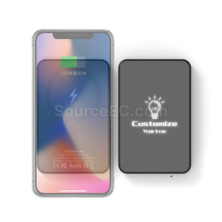 Customization LED illuminated Magsafe magnetic power bank Corporate Gifts