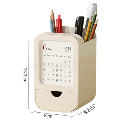 Customization Multifunctional Pen Holder Calendar Storage Box Corporate Gifts
