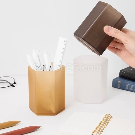 Large Capacity Hexagonal Pen Holder
