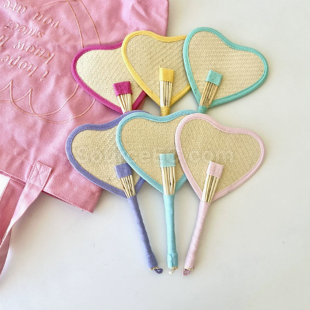 Love Grass Weaving Fan