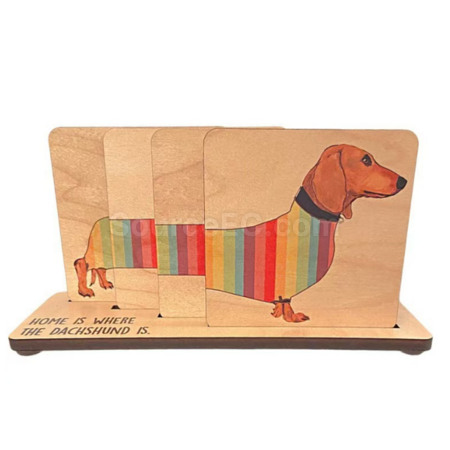 Customization Creative Wooden Coaster Corporate Gifts