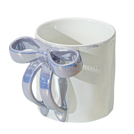 Customization Ceramic Mug With Bow Handle Corporate Gifts