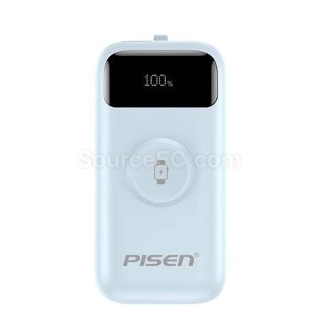 Customization Mini Portable Power Bank With Built-In Cable Corporate Gifts