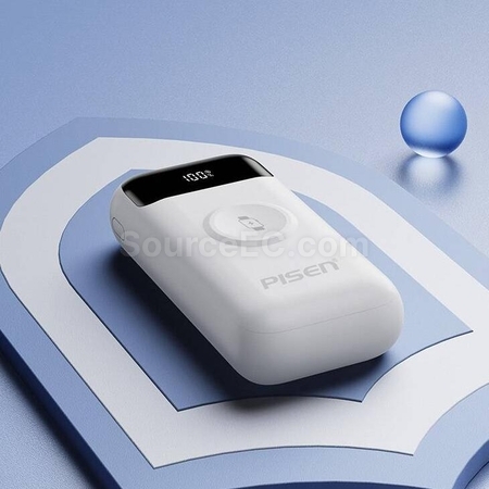 Customization Mini Portable Power Bank With Built-In Cable Corporate Gifts