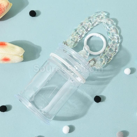 Customization Cylindrical PVC Transparent Doll Bag Corporate Gifts