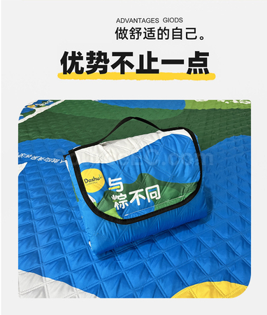 Customization Machine Washable Ultrasonic Thickened Picnic Mat Corporate Gifts