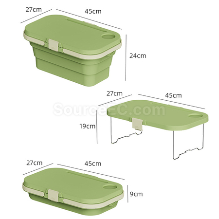 Customization Folding Handheld Basket for Outdoor Camping Corporate Gifts