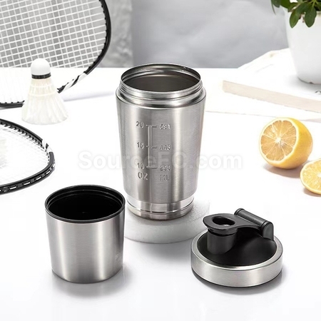 Customization Single Layer Double Section Stainless Steel Shake Cup Corporate Gifts