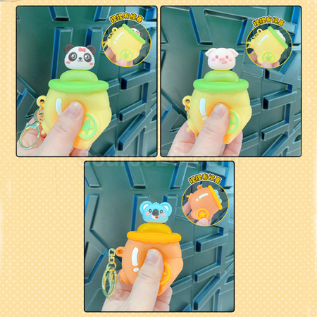 Customization Squeeze Decompression Keychain Corporate Gifts