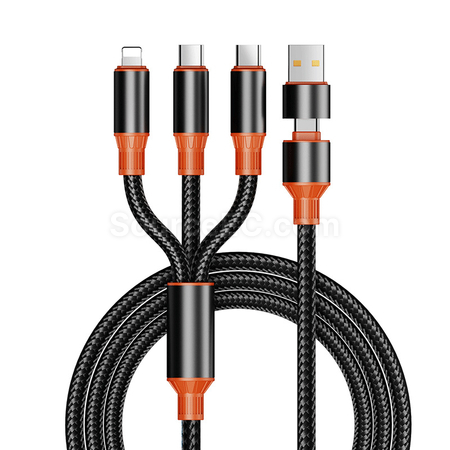 Two-to-Three Fast Charging Data Cable