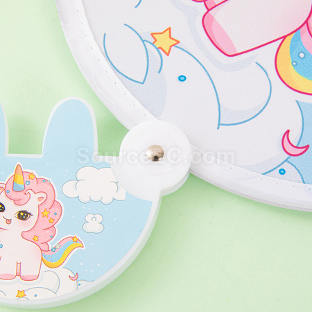 Customization Rabbit Folding Advertising Fan Corporate Gifts
