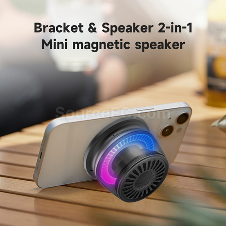 Customization 2 - in - 1 Magnetic Wireless Bluetooth Speaker Corporate Gifts