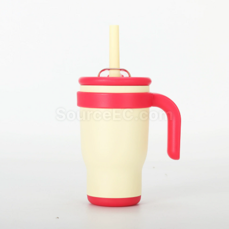 Customization 14oz Straw handle thermos cup Corporate Gifts