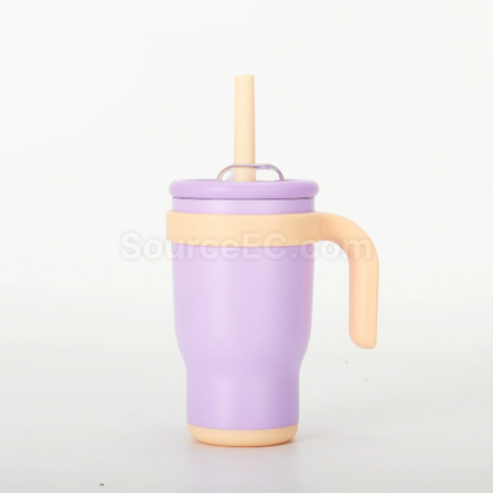 Customization 14oz Straw handle thermos cup Corporate Gifts