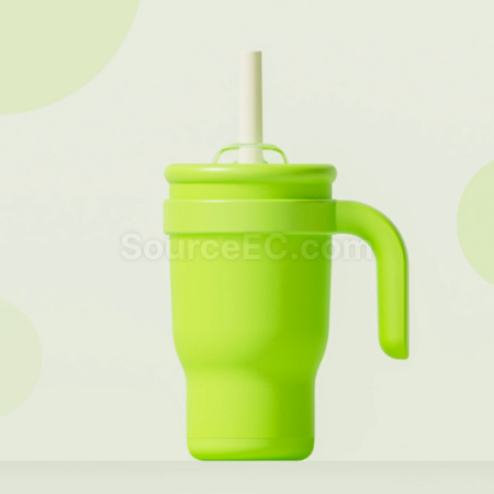 Customization 14oz Straw handle thermos cup Corporate Gifts